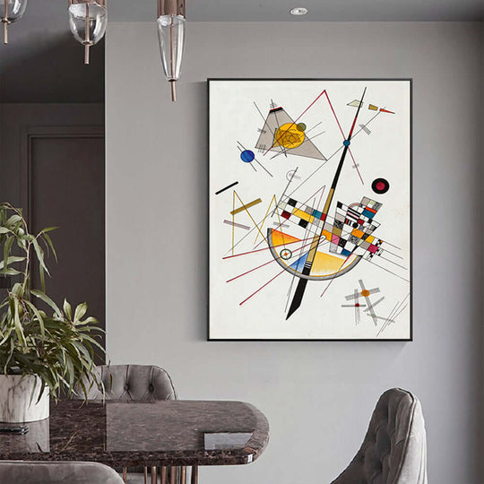 _label_, DSZ Product, feed-cond-new, feed-sl-free shipping, free-shipping, newWall Art 60Cm X 90Cm Delicate Tension By Wassily Kandinsky Black Frame Canvas - Premium Home & Garden > Wall Art > Posters, Paintings & Prints from Artime ! Shop Online Buy Now at S & D's Value Store Family Business Best Customer Service_label_, DSZ Product, feed-cond-new, feed-sl-free shipping, free-shipping, new