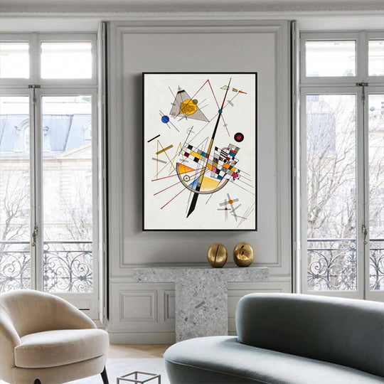 _label_, DSZ Product, feed-cond-new, feed-sl-free shipping, free-shipping, newWall Art 60Cm X 90Cm Delicate Tension By Wassily Kandinsky Black Frame Canvas - Premium Home & Garden > Wall Art > Posters, Paintings & Prints from Artime ! Shop Online Buy Now at S & D's Value Store Family Business Best Customer Service_label_, DSZ Product, feed-cond-new, feed-sl-free shipping, free-shipping, new