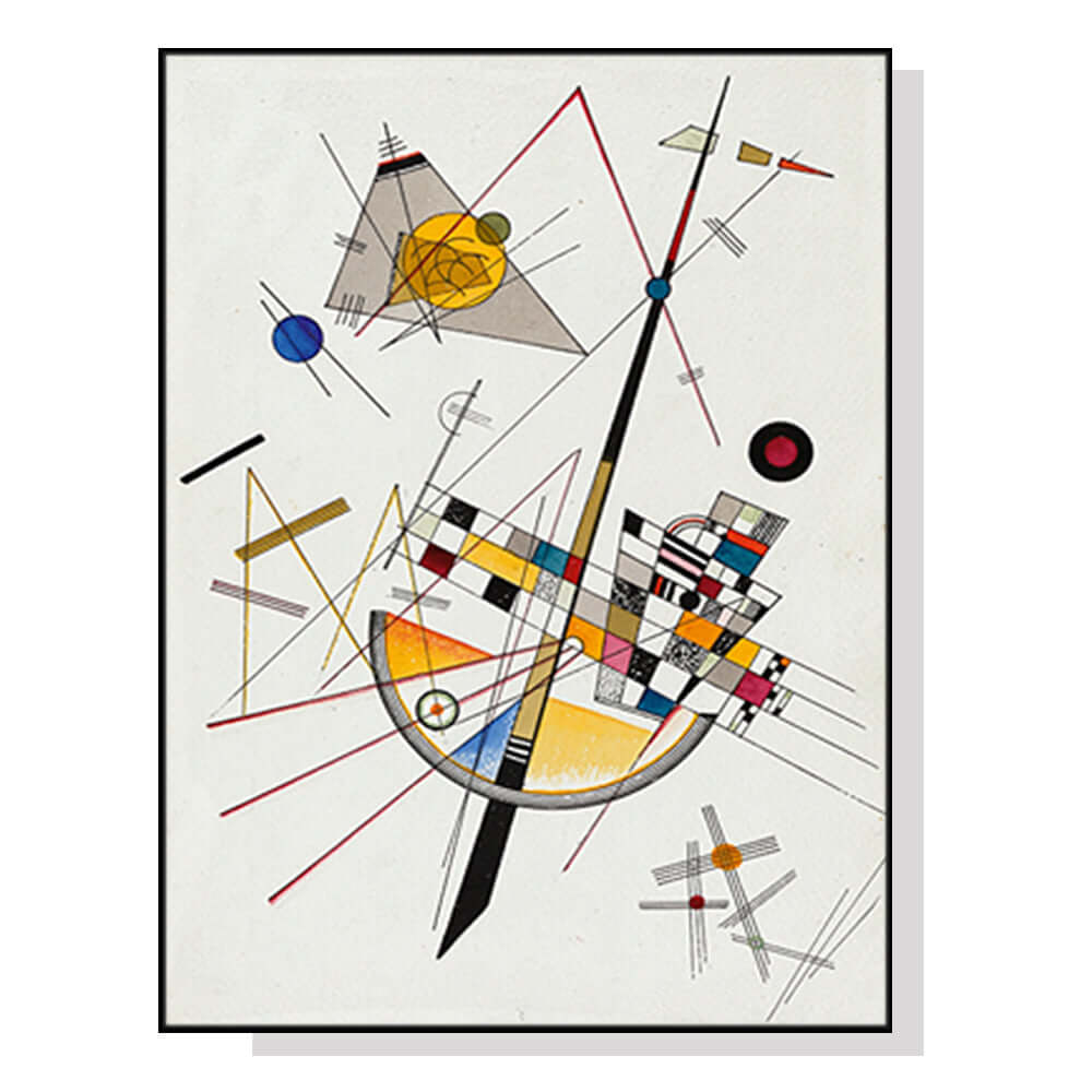 _label_, DSZ Product, feed-cond-new, feed-sl-free shipping, free-shipping, newWall Art 70Cm X 100Cm Delicate Tension By Wassily Kandinsky Black Frame Canvas - Premium Home & Garden > Wall Art > Posters, Paintings & Prints from Artime ! Shop Online Buy Now at S & D's Value Store Family Business Best Customer Service_label_, DSZ Product, feed-cond-new, feed-sl-free shipping, free-shipping, new