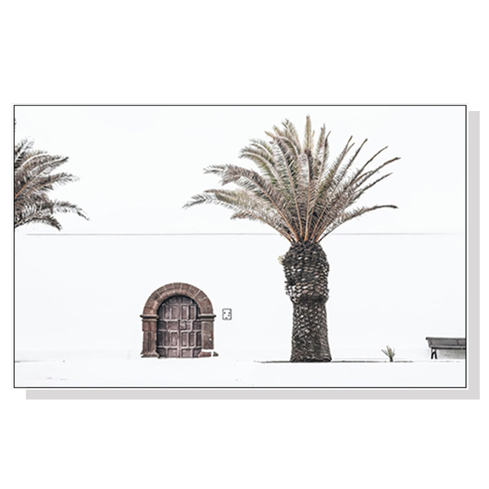 _label_, DSZ Product, feed-cond-new, feed-sl-free shipping, free-shipping, newWall Art 50Cm X 70Cm European Palm Tree White Frame Canvas - Premium Home & Garden > Wall Art > Posters, Paintings & Prints from Artime ! Shop Online Buy Now at S & D's Value Store Family Business Best Customer Service_label_, DSZ Product, feed-cond-new, feed-sl-free shipping, free-shipping, new