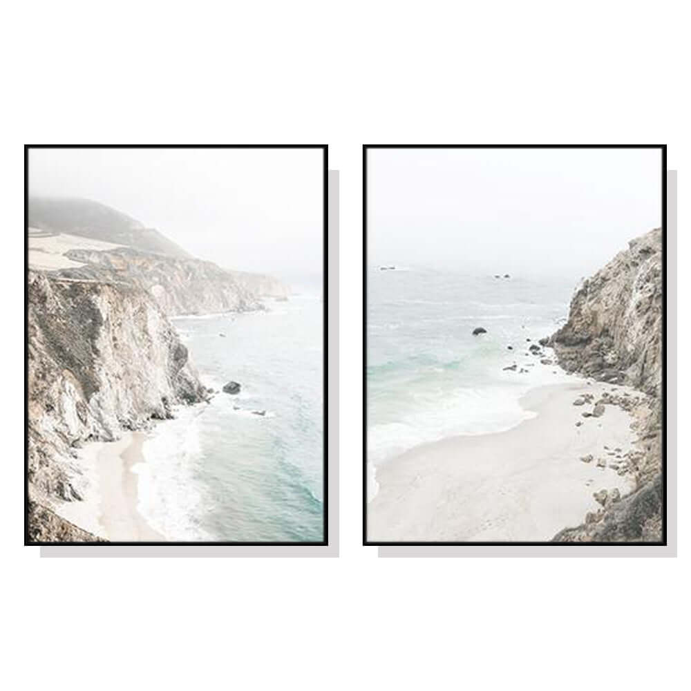 _label_, DSZ Product, feed-cond-new, feed-sl-free shipping, free-shipping, newWall Art 60Cm X 90Cm Mountain Beach 2 Sets Black Frame Canvas - Premium Home & Garden > Hobbies > Arts & Crafts from Artime ! Shop Online Buy Now at S & D's Value Store Family Business Best Customer Service_label_, DSZ Product, feed-cond-new, feed-sl-free shipping, free-shipping, new