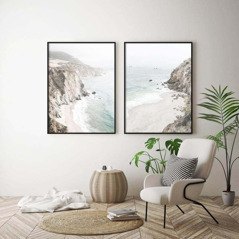 _label_, DSZ Product, feed-cond-new, feed-sl-free shipping, free-shipping, newWall Art 60Cm X 90Cm Mountain Beach 2 Sets Black Frame Canvas - Premium Home & Garden > Hobbies > Arts & Crafts from Artime ! Shop Online Buy Now at S & D's Value Store Family Business Best Customer Service_label_, DSZ Product, feed-cond-new, feed-sl-free shipping, free-shipping, new