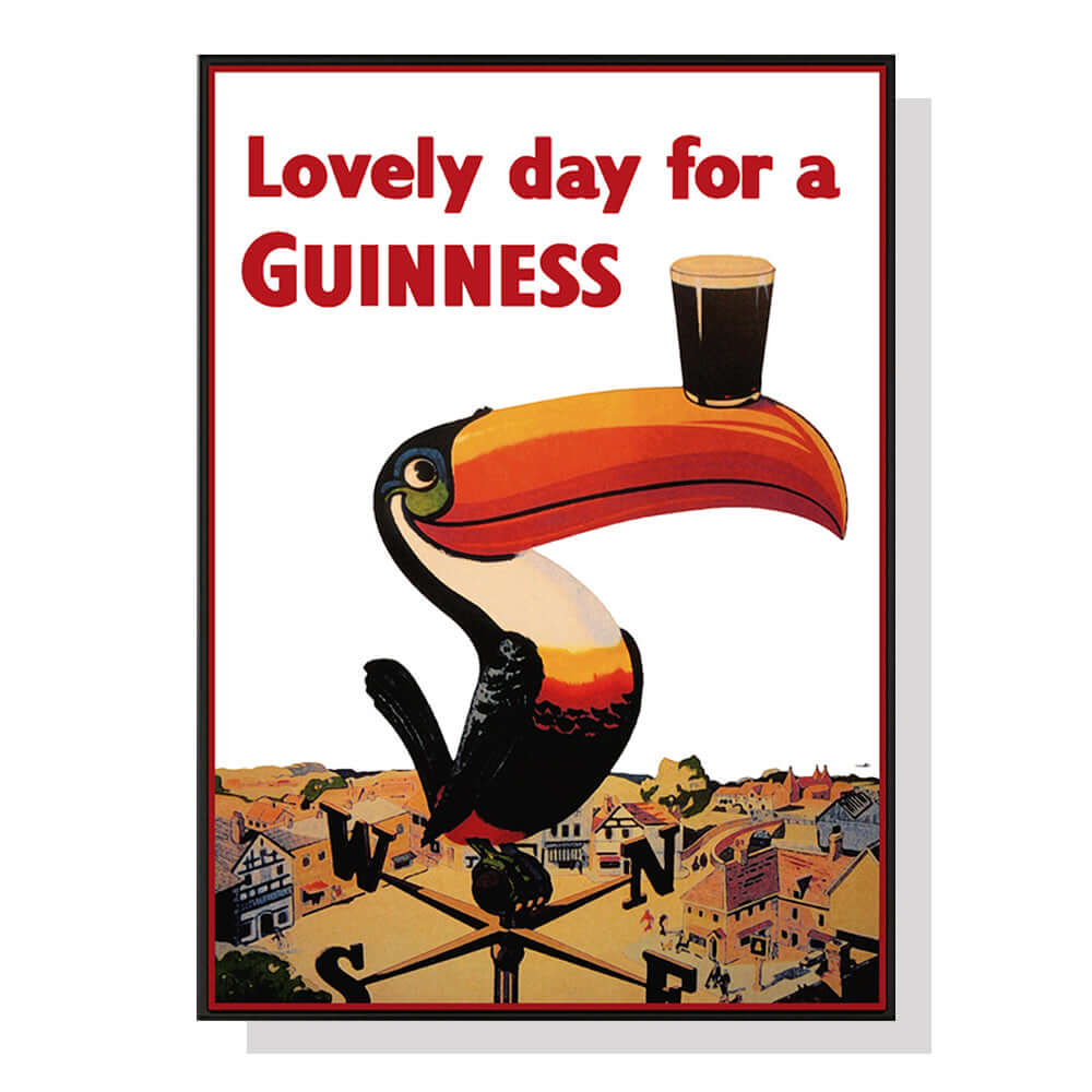 _label_, DSZ Product, feed-cond-new, feed-sl-free shipping, free-shipping, newWall Art 50Cm X 70Cm Beer Lovely Day For A Guinness Black Frame Canvas - Premium Home & Garden > Decor > Picture Frames from Artime ! Shop Online Buy Now at S & D's Value Store Family Business Best Customer Service_label_, DSZ Product, feed-cond-new, feed-sl-free shipping, free-shipping, new