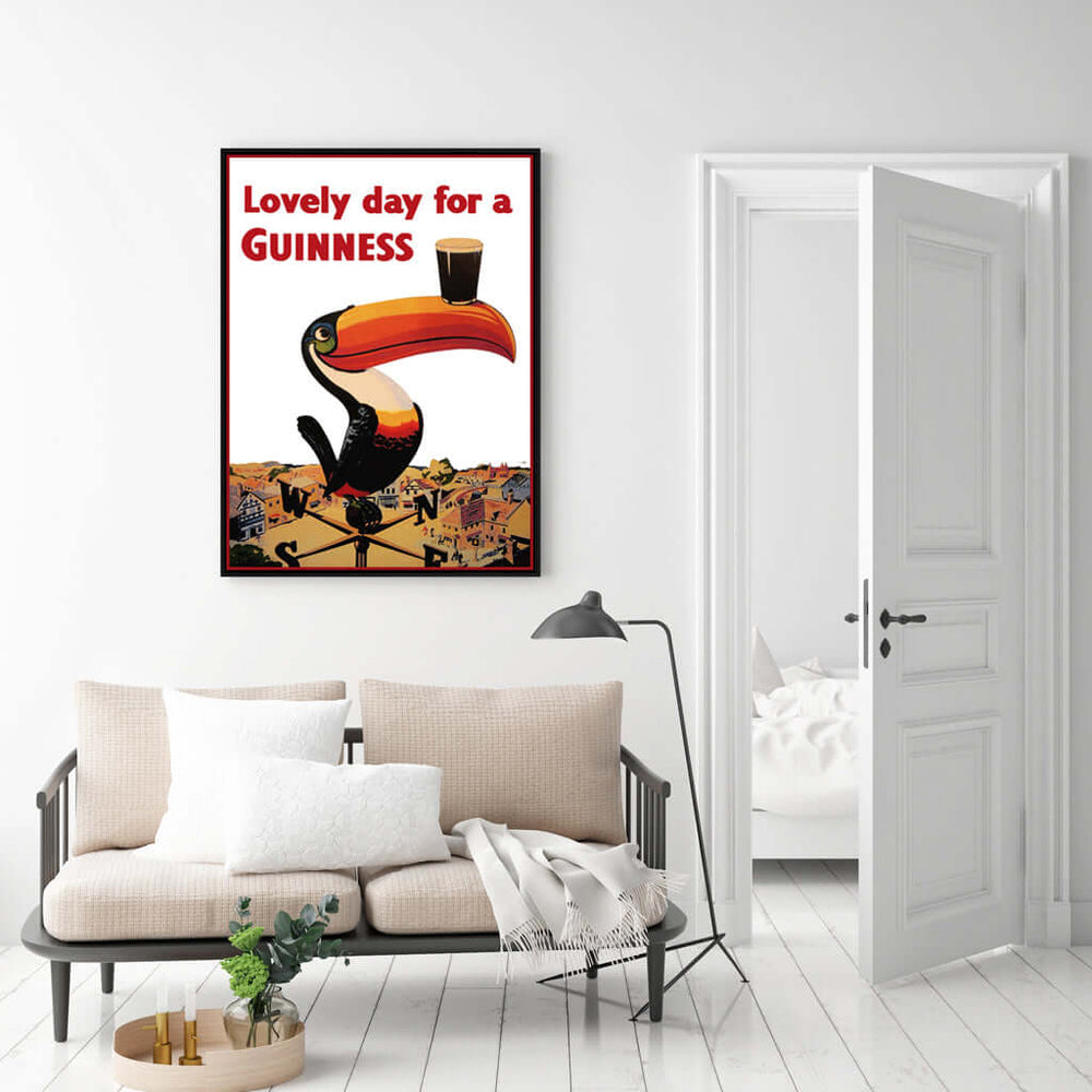 _label_, DSZ Product, feed-cond-new, feed-sl-free shipping, free-shipping, newWall Art 50Cm X 70Cm Beer Lovely Day For A Guinness Black Frame Canvas - Premium Home & Garden > Decor > Picture Frames from Artime ! Shop Online Buy Now at S & D's Value Store Family Business Best Customer Service_label_, DSZ Product, feed-cond-new, feed-sl-free shipping, free-shipping, new