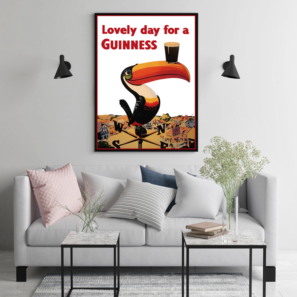 _label_, DSZ Product, feed-cond-new, feed-sl-free shipping, free-shipping, newWall Art 60Cm X 90Cm Beer Lovely Day For A Guinness Black Frame Canvas - Premium Home & Garden > Decor > Picture Frames from Artime ! Shop Online Buy Now at S & D's Value Store Family Business Best Customer Service_label_, DSZ Product, feed-cond-new, feed-sl-free shipping, free-shipping, new