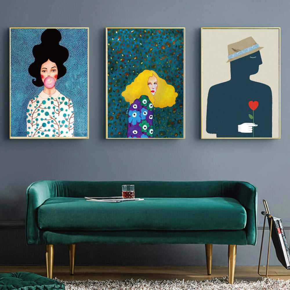 _label_, DSZ Product, feed-cond-new, feed-sl-free shipping, free-shipping, newWall Art 60Cm X 90Cm Modern Figure 3 Sets Gold Frame Canvas - Premium Home & Garden > Decor > Picture Frames from Artime ! Shop Online Buy Now at S & D's Value Store Family Business Best Customer Service_label_, DSZ Product, feed-cond-new, feed-sl-free shipping, free-shipping, new