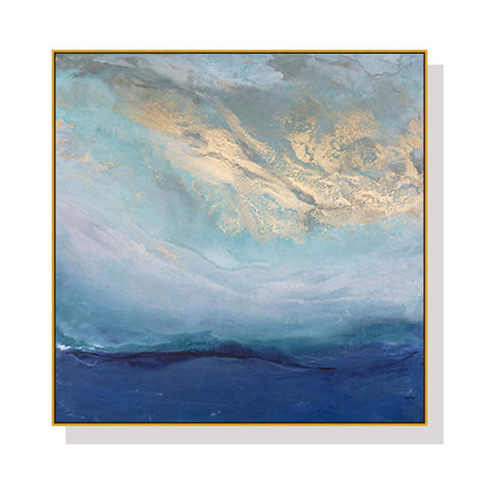 _label_, DSZ Product, feed-cond-new, feed-sl-free shipping, free-shipping, newWall Art 50Cm X 50Cm Abstract Gold Blue Square Size Gold Frame Canvas - Premium Home & Garden > Hobbies > Arts & Crafts from Artime ! Shop Online Buy Now at S & D's Value Store Family Business Best Customer Service_label_, DSZ Product, feed-cond-new, feed-sl-free shipping, free-shipping, new