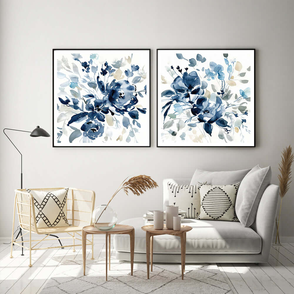 _label_, DSZ Product, feed-cond-new, feed-sl-free shipping, free-shipping, newWall Art 50Cm X 50Cm Indigo Garden By Carol Robinson 2 Sets Black Frame Canvas - Premium Home & Garden > Wall Art > Posters, Paintings & Prints from Artime ! Shop Online Buy Now at S & D's Value Store Family Business Best Customer Service_label_, DSZ Product, feed-cond-new, feed-sl-free shipping, free-shipping, new