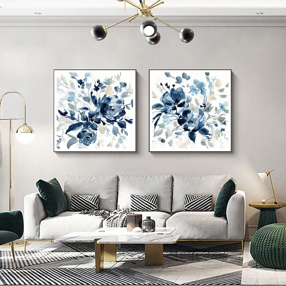 _label_, DSZ Product, feed-cond-new, feed-sl-free shipping, free-shipping, newWall Art 60Cm X 60Cm Indigo Garden By Carol Robinson 2 Sets Black Frame Canvas - Premium Home & Garden > Wall Art > Posters, Paintings & Prints from Artime ! Shop Online Buy Now at S & D's Value Store Family Business Best Customer Service_label_, DSZ Product, feed-cond-new, feed-sl-free shipping, free-shipping, new