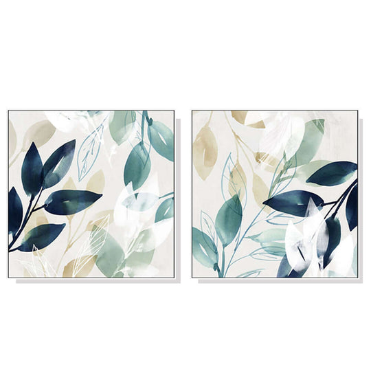 _label_, DSZ Product, feed-cond-new, feed-sl-free shipping, free-shipping, newWall Art 60Cm X 60Cm Watercolour Style Leaves 2 Sets White Frame Canvas - Premium Home & Garden > Wall Art > Posters, Paintings & Prints from Artime ! Shop Online Buy Now at S & D's Value Store Family Business Best Customer Service_label_, DSZ Product, feed-cond-new, feed-sl-free shipping, free-shipping, new