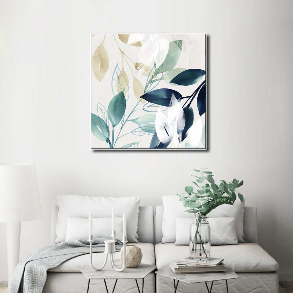 _label_, DSZ Product, feed-cond-new, feed-sl-free shipping, free-shipping, newWall Art 60Cm X 60Cm Watercolour Style Leaves 2 Sets White Frame Canvas - Premium Home & Garden > Wall Art > Posters, Paintings & Prints from Artime ! Shop Online Buy Now at S & D's Value Store Family Business Best Customer Service_label_, DSZ Product, feed-cond-new, feed-sl-free shipping, free-shipping, new