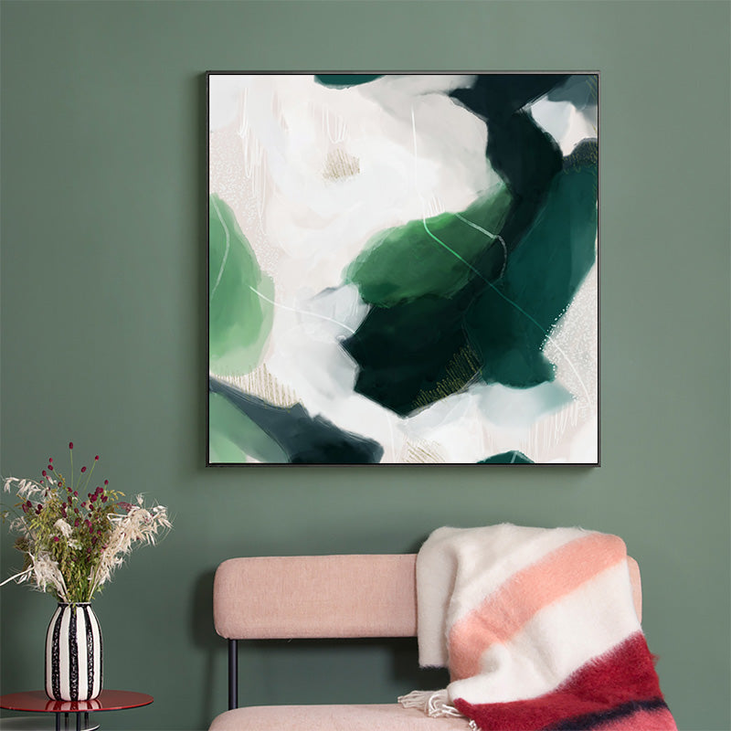 _label_, DSZ Product, feed-cond-new, feed-sl-free shipping, free-shipping, newWall Art 50Cm X 50Cm French Abstract Green Black Frame Canvas - Premium Home & Garden > Wall Art > Posters, Paintings & Prints from Artime ! Shop Online Buy Now at S & D's Value Store Family Business Best Customer Service_label_, DSZ Product, feed-cond-new, feed-sl-free shipping, free-shipping, new