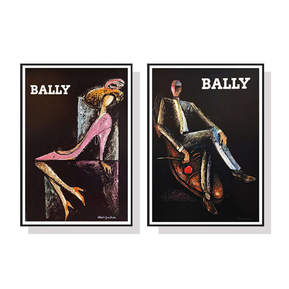 _label_, DSZ Product, feed-cond-new, feed-sl-free shipping, free-shipping, newWall Art 50Cm X 70Cm Bally Man & Woman 2 Sets Black Frame Canvas - Premium Home & Garden > Decor > Picture Frames from Artime ! Shop Online Buy Now at S & D's Value Store Family Business Best Customer Service_label_, DSZ Product, feed-cond-new, feed-sl-free shipping, free-shipping, new