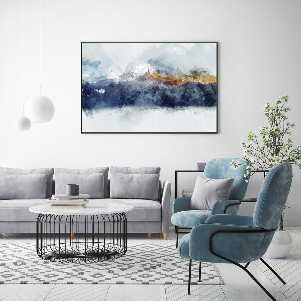 _label_, DSZ Product, feed-cond-new, feed-sl-free shipping, free-shipping, newWall Art 50Cm X 70Cm Abstract Sunlight Mountains Black Frame Canvas - Premium Home & Garden > Decor > Picture Frames from Artime ! Shop Online Buy Now at S & D's Value Store Family Business Best Customer Service_label_, DSZ Product, feed-cond-new, feed-sl-free shipping, free-shipping, new