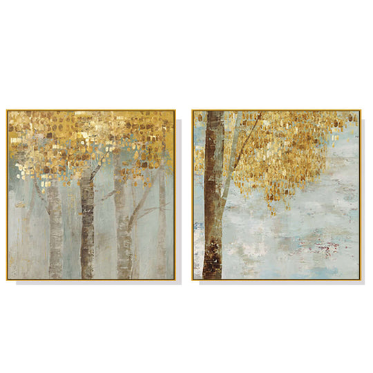 _label_, DSZ Product, feed-cond-new, feed-sl-free shipping, free-shipping, newWall Art 60Cm X 60Cm Golden Leaves 2 Sets Gold Frame Canvas - Premium Home & Garden > Wall Art > Posters, Paintings & Prints from Artime ! Shop Online Buy Now at S & D's Value Store Family Business Best Customer Service_label_, DSZ Product, feed-cond-new, feed-sl-free shipping, free-shipping, new