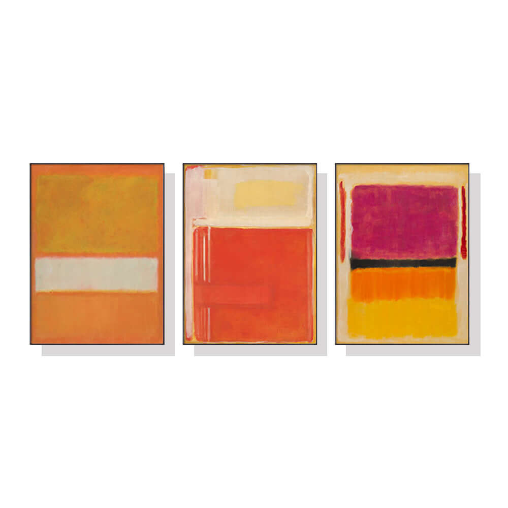 _label_, DSZ Product, feed-cond-new, feed-sl-free shipping, free-shipping, newWall Art 50Cm X 70Cm Colourful 3 Sets By Mark Rothko Black Frame Canvas - Premium Home & Garden > Hobbies > Arts & Crafts from Artime ! Shop Online Buy Now at S & D's Value Store Family Business Best Customer Service_label_, DSZ Product, feed-cond-new, feed-sl-free shipping, free-shipping, new