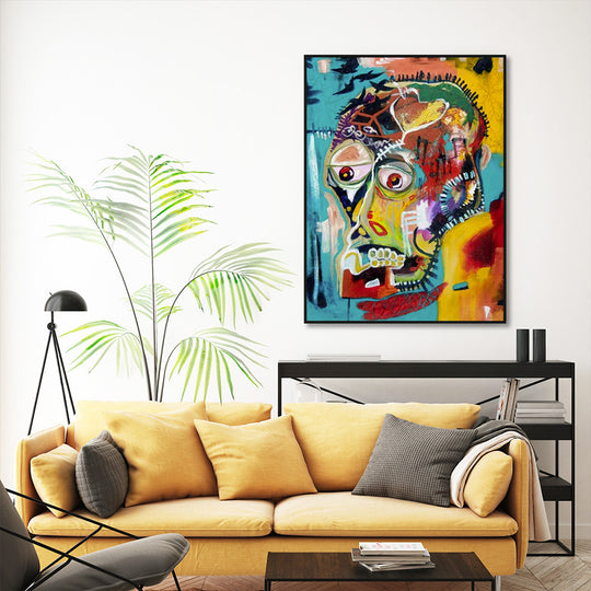 _label_, DSZ Product, feed-cond-new, feed-sl-free shipping, free-shipping, newWall Art 50Cm X 70Cm Pop Art Head Black Frame Canvas - Premium Home & Garden > Hobbies > Arts & Crafts from Artime ! Shop Online Buy Now at S & D's Value Store Family Business Best Customer Service_label_, DSZ Product, feed-cond-new, feed-sl-free shipping, free-shipping, new