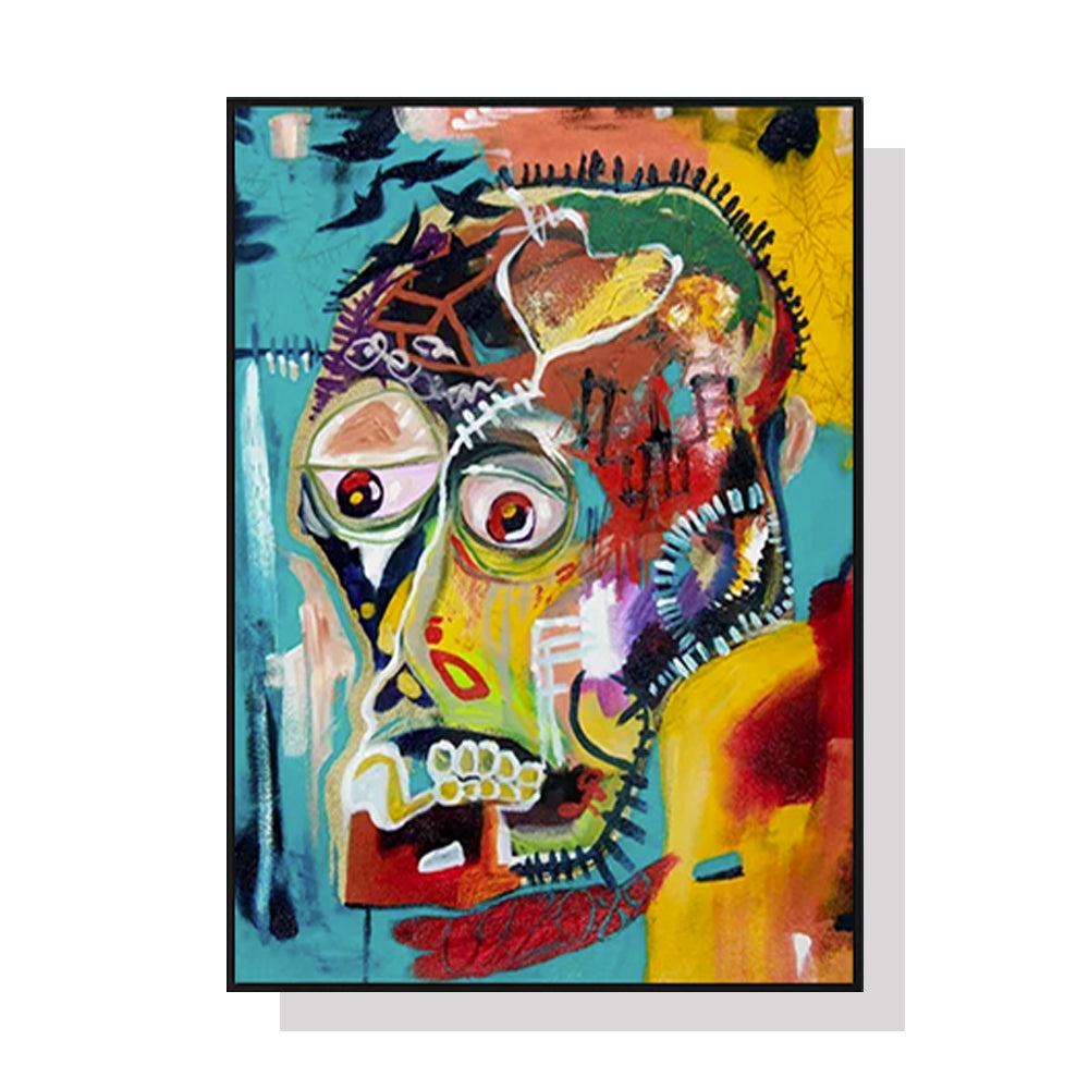 _label_, DSZ Product, feed-cond-new, feed-sl-free shipping, free-shipping, newWall Art 50Cm X 70Cm Pop Art Head Black Frame Canvas - Premium Home & Garden > Hobbies > Arts & Crafts from Artime ! Shop Online Buy Now at S & D's Value Store Family Business Best Customer Service_label_, DSZ Product, feed-cond-new, feed-sl-free shipping, free-shipping, new