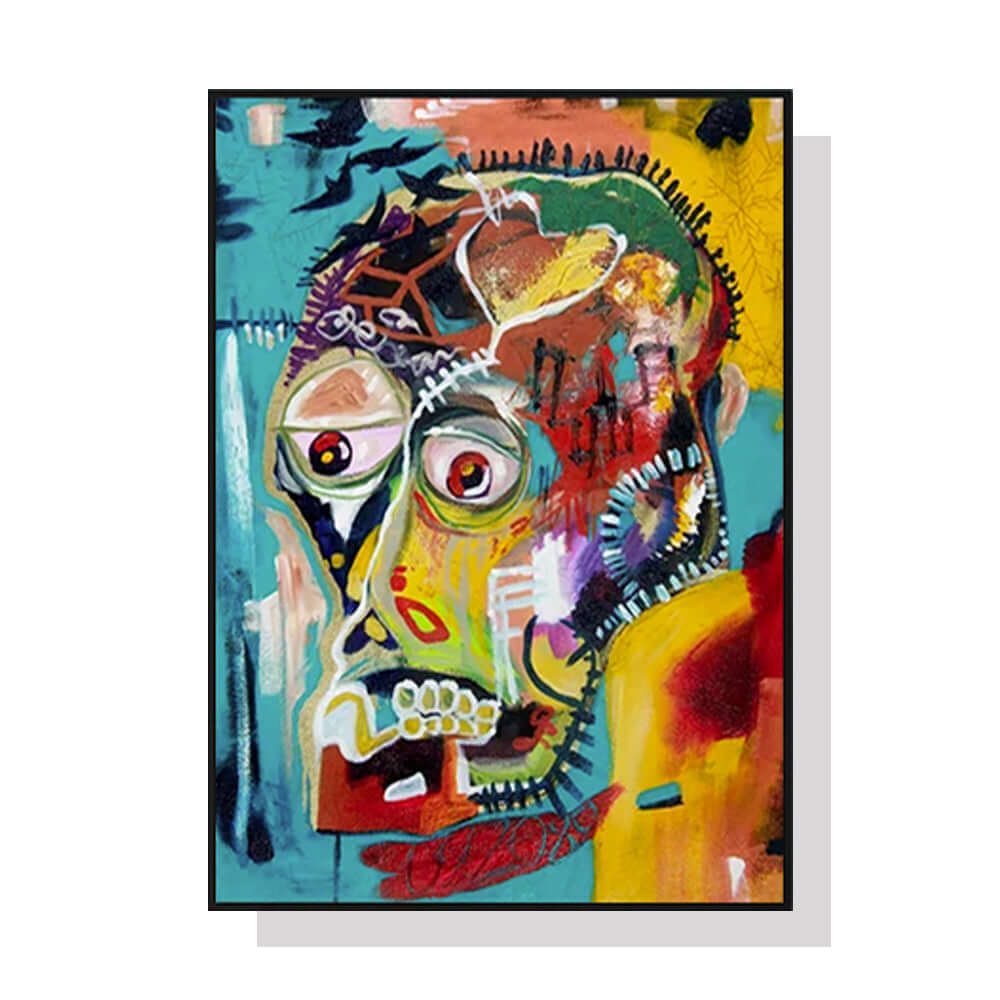 _label_, DSZ Product, feed-cond-new, feed-sl-free shipping, free-shipping, newWall Art 60Cm X 90Cm Pop Art Head Black Frame Canvas - Premium Home & Garden > Hobbies > Arts & Crafts from Artime ! Shop Online Buy Now at S & D's Value Store Family Business Best Customer Service_label_, DSZ Product, feed-cond-new, feed-sl-free shipping, free-shipping, new