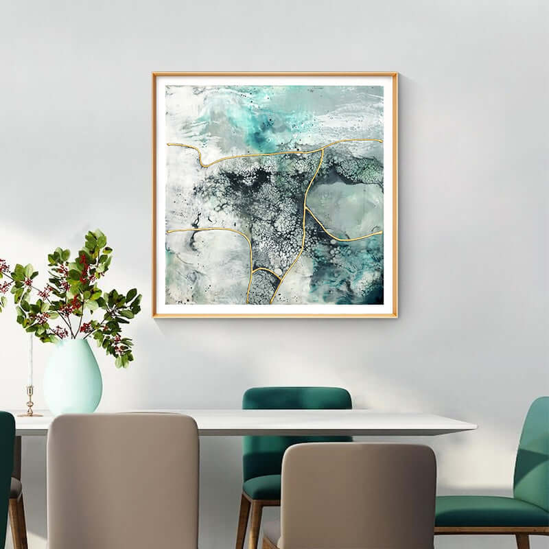 _label_, DSZ Product, feed-cond-new, feed-sl-free shipping, free-shipping, newWall Art 70Cm X 70Cm Marbled Green 2 Sets Gold Frame Canvas - Premium Home & Garden > Decor > Picture Frames from Artime ! Shop Online Buy Now at S & D's Value Store Family Business Best Customer Service_label_, DSZ Product, feed-cond-new, feed-sl-free shipping, free-shipping, new