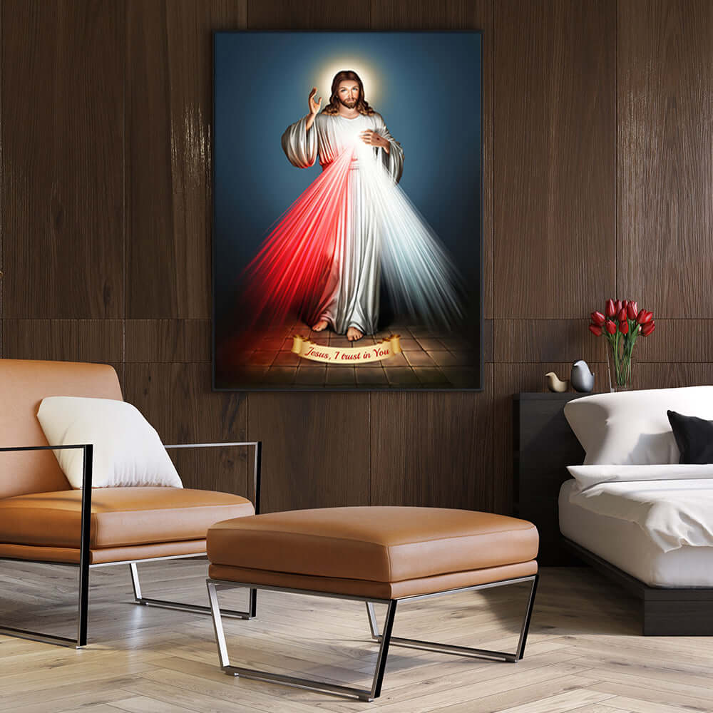 _label_, DSZ Product, feed-cond-new, feed-sl-free shipping, free-shipping, newWall Art 50Cm X 70Cm Jesus Divine Mercy I Trust In You Black Frame Canvas - Premium Home & Garden > Wall Art > Posters, Paintings & Prints from Artime ! Shop Online Buy Now at S & D's Value Store Family Business Best Customer Service_label_, DSZ Product, feed-cond-new, feed-sl-free shipping, free-shipping, new