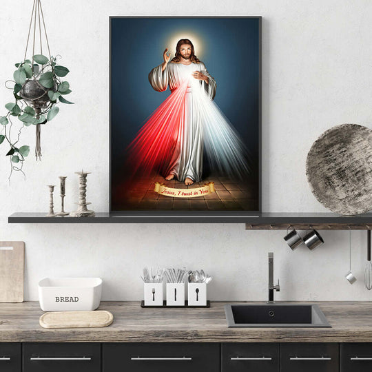 _label_, DSZ Product, feed-cond-new, feed-sl-free shipping, free-shipping, newWall Art 50Cm X 70Cm Jesus Divine Mercy I Trust In You Black Frame Canvas - Premium Home & Garden > Wall Art > Posters, Paintings & Prints from Artime ! Shop Online Buy Now at S & D's Value Store Family Business Best Customer Service_label_, DSZ Product, feed-cond-new, feed-sl-free shipping, free-shipping, new