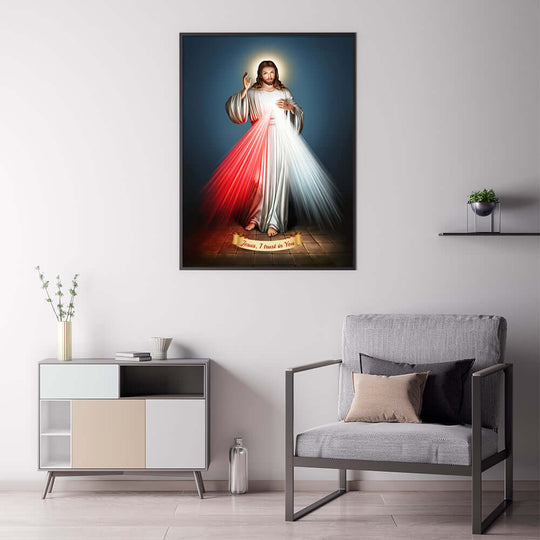 _label_, DSZ Product, feed-cond-new, feed-sl-free shipping, free-shipping, newWall Art 50Cm X 70Cm Jesus Divine Mercy I Trust In You Black Frame Canvas - Premium Home & Garden > Wall Art > Posters, Paintings & Prints from Artime ! Shop Online Buy Now at S & D's Value Store Family Business Best Customer Service_label_, DSZ Product, feed-cond-new, feed-sl-free shipping, free-shipping, new