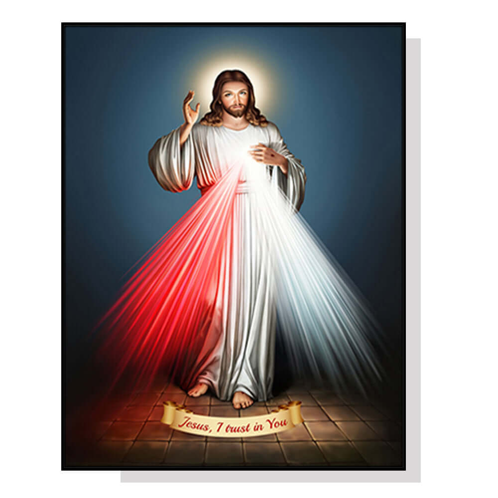 _label_, DSZ Product, feed-cond-new, feed-sl-free shipping, free-shipping, newWall Art 50Cm X 70Cm Jesus Divine Mercy I Trust In You Black Frame Canvas - Premium Home & Garden > Wall Art > Posters, Paintings & Prints from Artime ! Shop Online Buy Now at S & D's Value Store Family Business Best Customer Service_label_, DSZ Product, feed-cond-new, feed-sl-free shipping, free-shipping, new