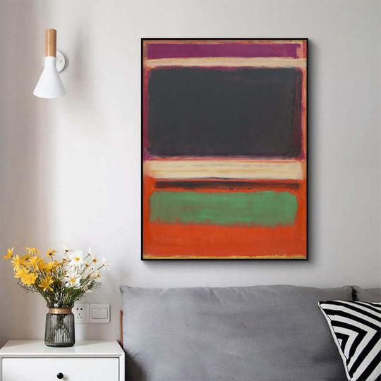 _label_, DSZ Product, feed-cond-new, feed-sl-free shipping, free-shipping, newWall Art 60Cm X 90Cm Black Orange Green By Mark Rothko Black Frame Canvas - Premium Home & Garden > Wall Art > Posters, Paintings & Prints from Artime ! Shop Online Buy Now at S & D's Value Store Family Business Best Customer Service_label_, DSZ Product, feed-cond-new, feed-sl-free shipping, free-shipping, new