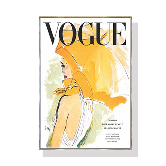 _label_, DSZ Product, feed-cond-new, feed-sl-free shipping, free-shipping, newWall Art 40Cm X 60Cm Vogue Girl Gold Frame Canvas - Premium Home & Garden > Wall Art > Posters, Paintings & Prints from Artime ! Shop Online Buy Now at S & D's Value Store Family Business Best Customer Service_label_, DSZ Product, feed-cond-new, feed-sl-free shipping, free-shipping, new