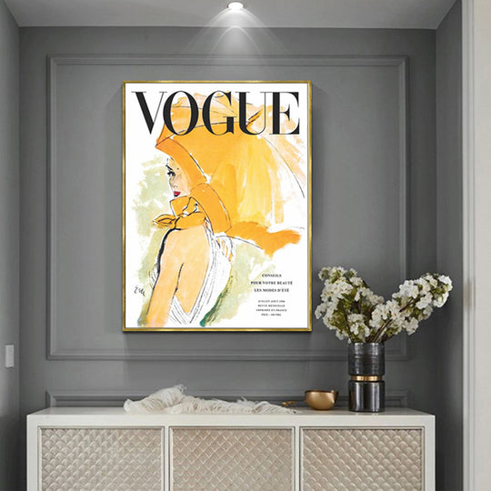 _label_, DSZ Product, feed-cond-new, feed-sl-free shipping, free-shipping, newWall Art 40Cm X 60Cm Vogue Girl Gold Frame Canvas - Premium Home & Garden > Wall Art > Posters, Paintings & Prints from Artime ! Shop Online Buy Now at S & D's Value Store Family Business Best Customer Service_label_, DSZ Product, feed-cond-new, feed-sl-free shipping, free-shipping, new