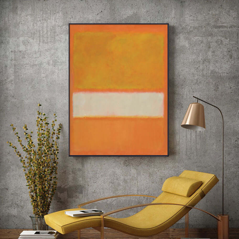 _label_, DSZ Product, feed-cond-new, feed-sl-free shipping, free-shipping, newWall Art 80Cm X 120Cm Yellow By Mark Rothko Black Frame Canvas - Premium Home & Garden > Wall Art > Posters, Paintings & Prints from Artime ! Shop Online Buy Now at S & D's Value Store Family Business Best Customer Service_label_, DSZ Product, feed-cond-new, feed-sl-free shipping, free-shipping, new