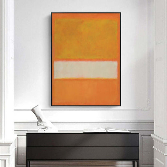 _label_, DSZ Product, feed-cond-new, feed-sl-free shipping, free-shipping, newWall Art 80Cm X 120Cm Yellow By Mark Rothko Black Frame Canvas - Premium Home & Garden > Wall Art > Posters, Paintings & Prints from Artime ! Shop Online Buy Now at S & D's Value Store Family Business Best Customer Service_label_, DSZ Product, feed-cond-new, feed-sl-free shipping, free-shipping, new