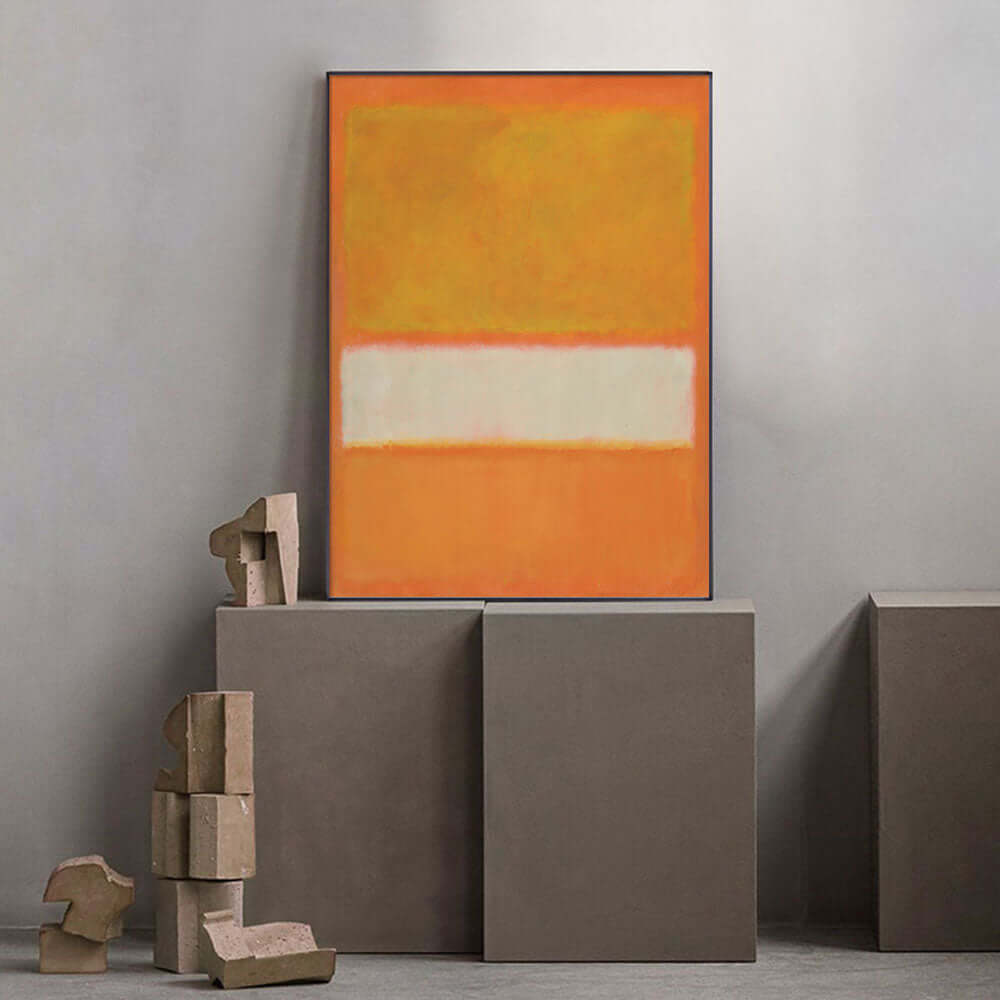 _label_, DSZ Product, feed-cond-new, feed-sl-free shipping, free-shipping, newWall Art 80Cm X 120Cm Yellow By Mark Rothko Black Frame Canvas - Premium Home & Garden > Wall Art > Posters, Paintings & Prints from Artime ! Shop Online Buy Now at S & D's Value Store Family Business Best Customer Service_label_, DSZ Product, feed-cond-new, feed-sl-free shipping, free-shipping, new