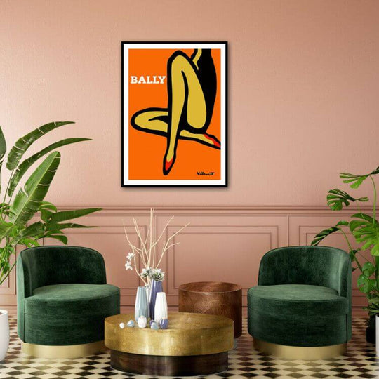 _label_, DSZ Product, feed-cond-new, feed-sl-free shipping, free-shipping, newWall Art 40Cm X 60Cm Orange Legs Black Frame Canvas - Premium Home & Garden > Wall Art > Posters, Paintings & Prints from Artime ! Shop Online Buy Now at S & D's Value Store Family Business Best Customer Service_label_, DSZ Product, feed-cond-new, feed-sl-free shipping, free-shipping, new