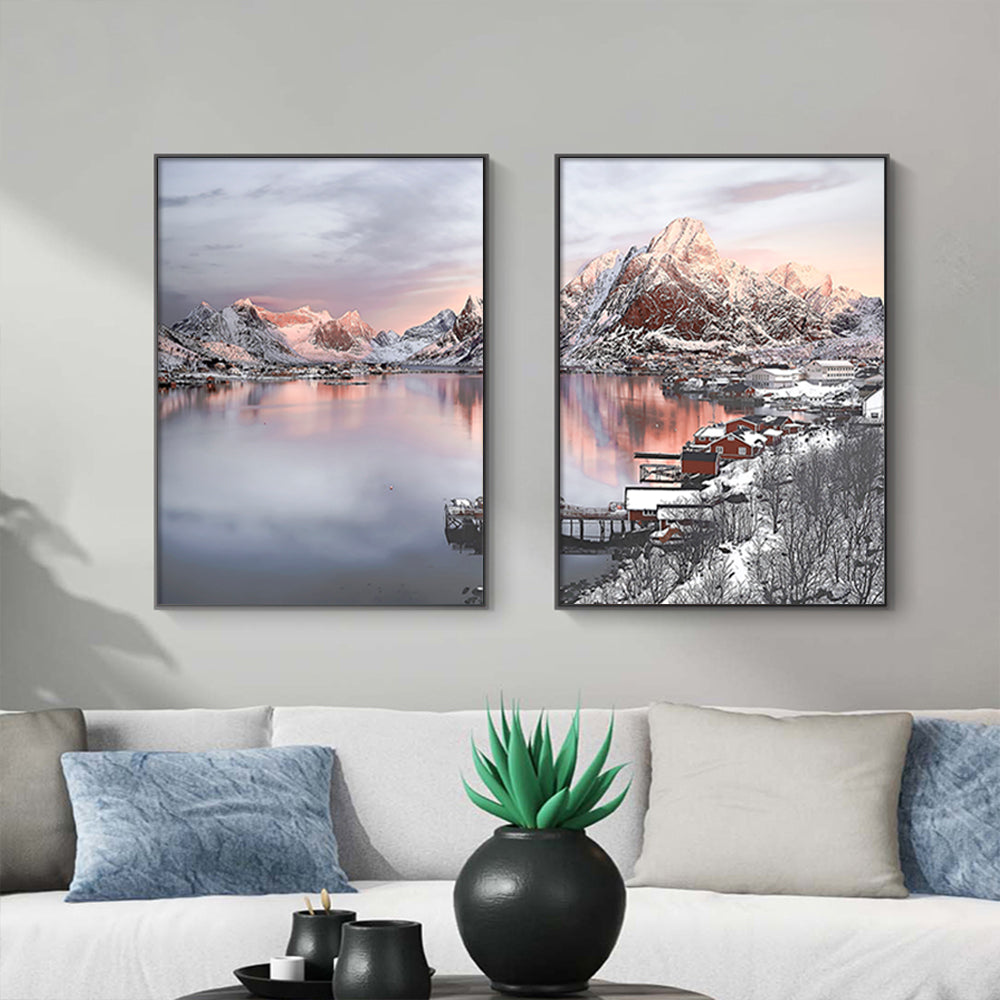 _label_, DSZ Product, feed-cond-new, feed-sl-free shipping, free-shipping, newWall Art 80Cm X 120Cm Nordic Norway 2 Sets Black Frame Canvas - Premium Home & Garden > Decor > Picture Frames from Artime ! Shop Online Buy Now at S & D's Value Store Family Business Best Customer Service_label_, DSZ Product, feed-cond-new, feed-sl-free shipping, free-shipping, new