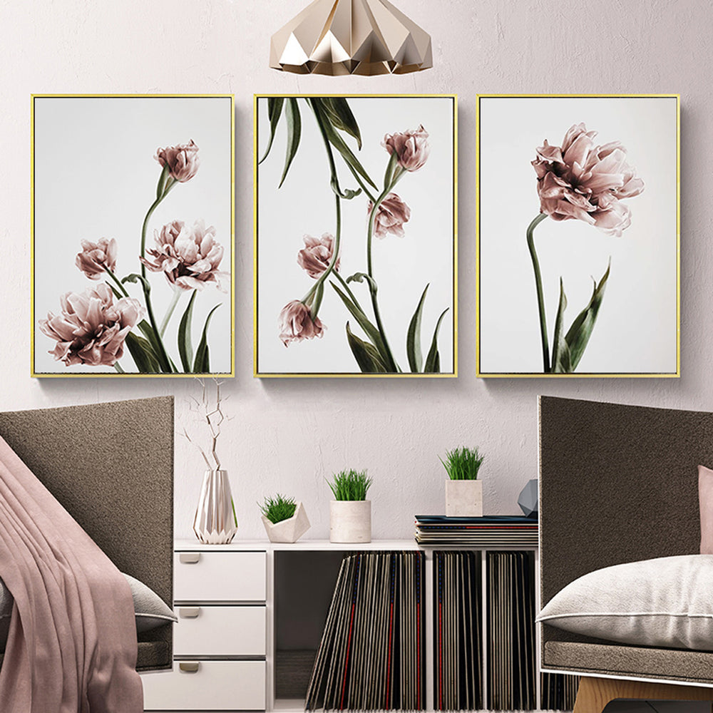 _label_, DSZ Product, feed-cond-new, feed-sl-free shipping, free-shipping, newWall Art 70Cm X 100Cm Tulip Flower 3 Sets Gold Frame Canvas - Premium Home & Garden > Wall Art > Posters, Paintings & Prints from Artime ! Shop Online Buy Now at S & D's Value Store Family Business Best Customer Service_label_, DSZ Product, feed-cond-new, feed-sl-free shipping, free-shipping, new