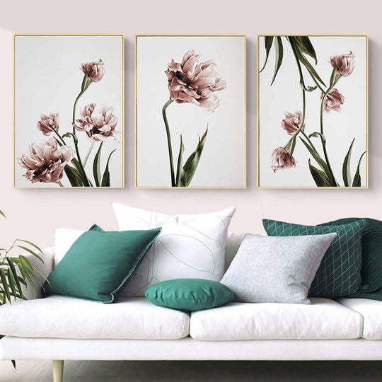 _label_, DSZ Product, feed-cond-new, feed-sl-free shipping, free-shipping, newWall Art 80Cm X 120Cm Tulip Flower 3 Sets Gold Frame Canvas - Premium Home & Garden > Wall Art > Posters, Paintings & Prints from Artime ! Shop Online Buy Now at S & D's Value Store Family Business Best Customer Service_label_, DSZ Product, feed-cond-new, feed-sl-free shipping, free-shipping, new