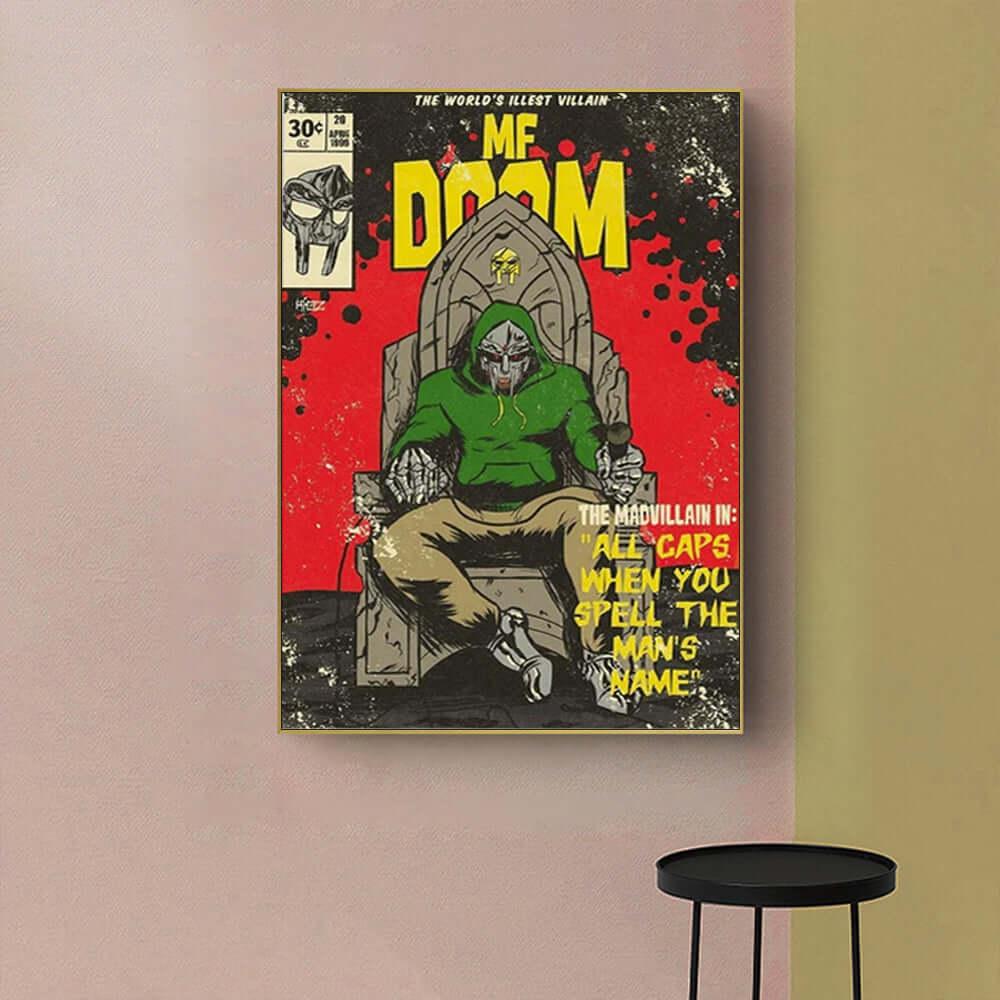 _label_, DSZ Product, feed-cond-new, feed-sl-free shipping, free-shipping, newWall Art 40Cm X 60Cm Mf Doom Music Gold Frame Canvas - Premium Home & Garden > Decor > Picture Frames from Artime ! Shop Online Buy Now at S & D's Value Store Family Business Best Customer Service_label_, DSZ Product, feed-cond-new, feed-sl-free shipping, free-shipping, new