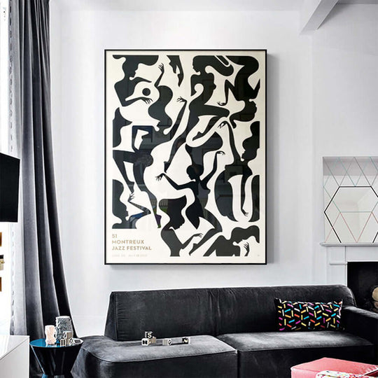 _label_, DSZ Product, feed-cond-new, feed-sl-free shipping, free-shipping, newWall Art 60Cm X 90Cm Jazz Festival Black Frame Canvas - Premium Home & Garden > Decor > Picture Frames from Artime ! Shop Online Buy Now at S & D's Value Store Family Business Best Customer Service_label_, DSZ Product, feed-cond-new, feed-sl-free shipping, free-shipping, new