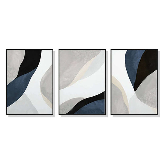 _label_, DSZ Product, feed-cond-new, feed-sl-free shipping, free-shipping, newWall Art 80Cm X 120Cm Abstract Navy Blue 3 Sets Black Frame Canvas - Premium Home & Garden > Wall Art > Posters, Paintings & Prints from Artime ! Shop Online Buy Now at S & D's Value Store Family Business Best Customer Service_label_, DSZ Product, feed-cond-new, feed-sl-free shipping, free-shipping, new