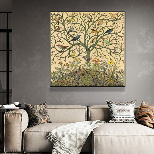 _label_, DSZ Product, feed-cond-new, feed-sl-free shipping, free-shipping, newWall Art 40Cm X 40Cm Tree Of Life Black Frame Canvas - Premium Home & Garden > Wall Art > Posters, Paintings & Prints from Artime ! Shop Online Buy Now at S & D's Value Store Family Business Best Customer Service_label_, DSZ Product, feed-cond-new, feed-sl-free shipping, free-shipping, new