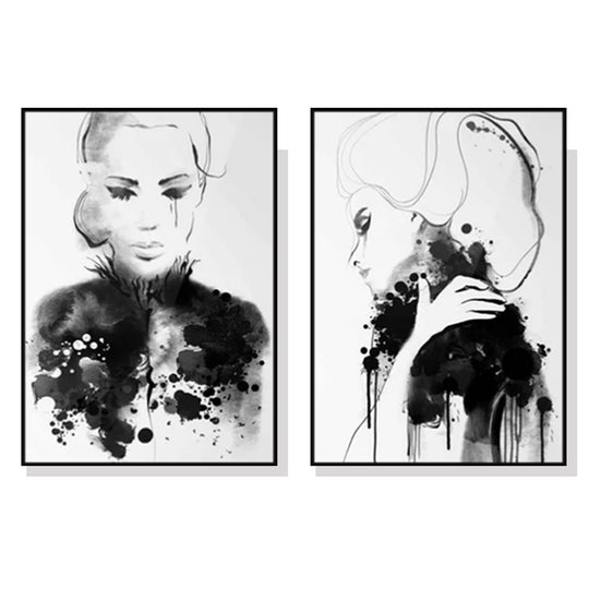 _label_, DSZ Product, feed-cond-new, feed-sl-free shipping, free-shipping, newWall Art 50Cm X 70Cm Watercolor Sketch 2 Sets Black Frame Canvas - Premium Home & Garden > Hobbies > Arts & Crafts from Artime ! Shop Online Buy Now at S & D's Value Store Family Business Best Customer Service_label_, DSZ Product, feed-cond-new, feed-sl-free shipping, free-shipping, new