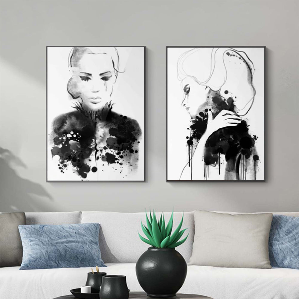 _label_, DSZ Product, feed-cond-new, feed-sl-free shipping, free-shipping, newWall Art 50Cm X 70Cm Watercolor Sketch 2 Sets Black Frame Canvas - Premium Home & Garden > Hobbies > Arts & Crafts from Artime ! Shop Online Buy Now at S & D's Value Store Family Business Best Customer Service_label_, DSZ Product, feed-cond-new, feed-sl-free shipping, free-shipping, new