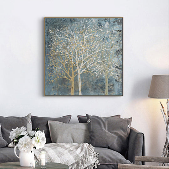 _label_, DSZ Product, feed-cond-new, feed-sl-free shipping, free-shipping, newWall Art 70Cm X 70Cm Forest In The Twilight Trees Gold Frame Canvas - Premium Home & Garden > Wall Art > Posters, Paintings & Prints from Artime ! Shop Online Buy Now at S & D's Value Store Family Business Best Customer Service_label_, DSZ Product, feed-cond-new, feed-sl-free shipping, free-shipping, new