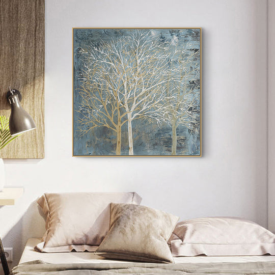 _label_, DSZ Product, feed-cond-new, feed-sl-free shipping, free-shipping, newWall Art 70Cm X 70Cm Forest In The Twilight Trees Gold Frame Canvas - Premium Home & Garden > Wall Art > Posters, Paintings & Prints from Artime ! Shop Online Buy Now at S & D's Value Store Family Business Best Customer Service_label_, DSZ Product, feed-cond-new, feed-sl-free shipping, free-shipping, new