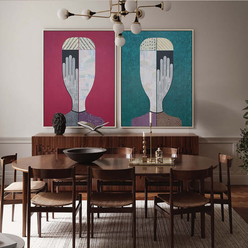 _label_, DSZ Product, feed-cond-new, feed-sl-free shipping, free-shipping, newWall Art 50Cm X 70Cm Abstract Man And Woman 2 Sets Gold Frame Canvas - Premium Home & Garden > Wall Art > Posters, Paintings & Prints from Artime ! Shop Online Buy Now at S & D's Value Store Family Business Best Customer Service_label_, DSZ Product, feed-cond-new, feed-sl-free shipping, free-shipping, new