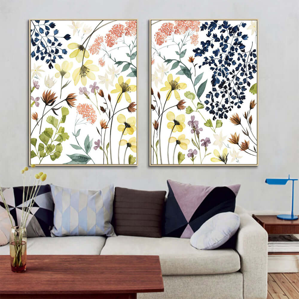 _label_, DSZ Product, feed-cond-new, feed-sl-free shipping, free-shipping, newWall Art 80Cm X 120Cm Flower Composition 2 Sets Gold Frame Canvas - Premium Home & Garden > Wall Art > Posters, Paintings & Prints from Artime ! Shop Online Buy Now at S & D's Value Store Family Business Best Customer Service_label_, DSZ Product, feed-cond-new, feed-sl-free shipping, free-shipping, new