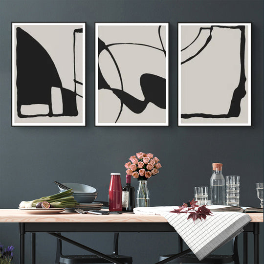 _label_, DSZ Product, feed-cond-new, feed-sl-free shipping, free-shipping, newWall Art 80Cm X 120Cm Black Beige 3 Sets Black Frame Canvas - Premium Home & Garden > Decor > Picture Frames from Artime ! Shop Online Buy Now at S & D's Value Store Family Business Best Customer Service_label_, DSZ Product, feed-cond-new, feed-sl-free shipping, free-shipping, new