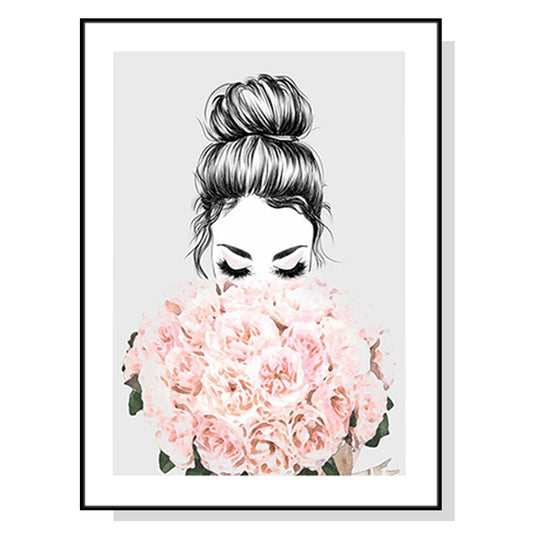 _label_, DSZ Product, feed-cond-new, feed-sl-free shipping, free-shipping, newWall Art 40Cm X 60Cm Roses Girl Black Frame Canvas - Premium Home & Garden > Wall Art > Posters, Paintings & Prints from Artime ! Shop Online Buy Now at S & D's Value Store Family Business Best Customer Service_label_, DSZ Product, feed-cond-new, feed-sl-free shipping, free-shipping, new